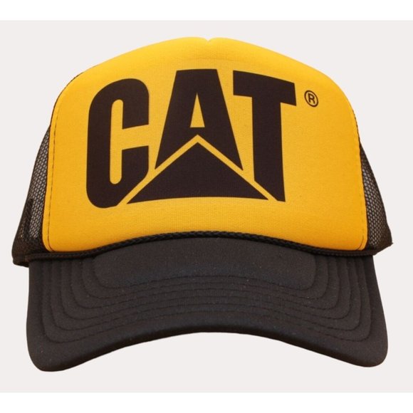 Caterpillar CAT Foam Snap Back Trucker Hat - Picture 1 of 4